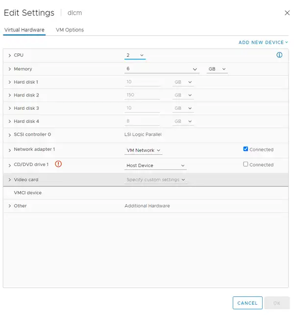 Increasing size of /data partition in vRSLCM 8.x
