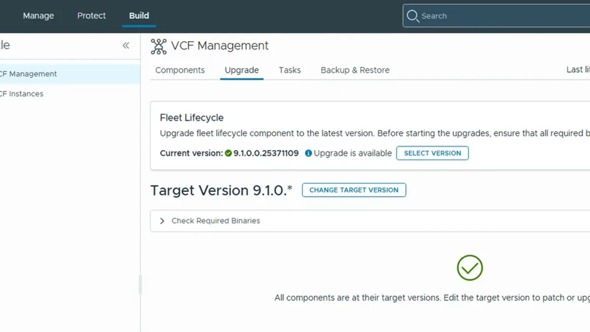 Patching Fleet Lifecycle 9.1.0.0 to 9.1.1.0