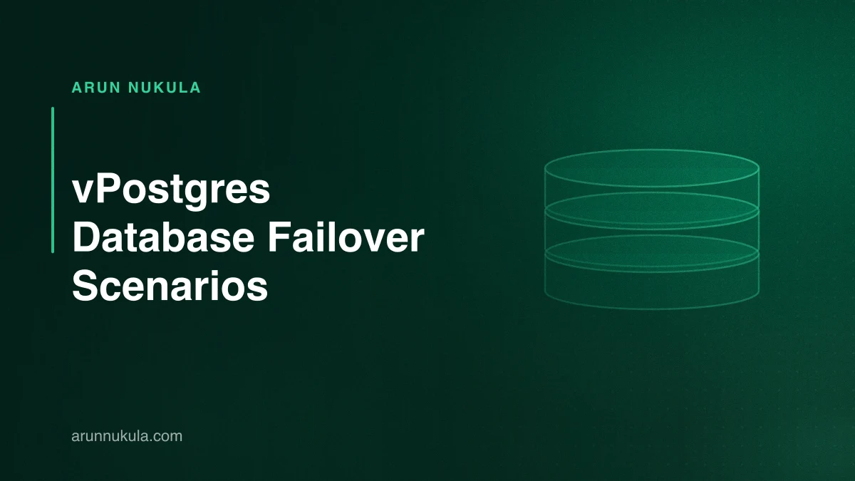 vPostgres Database Failover Scenarios